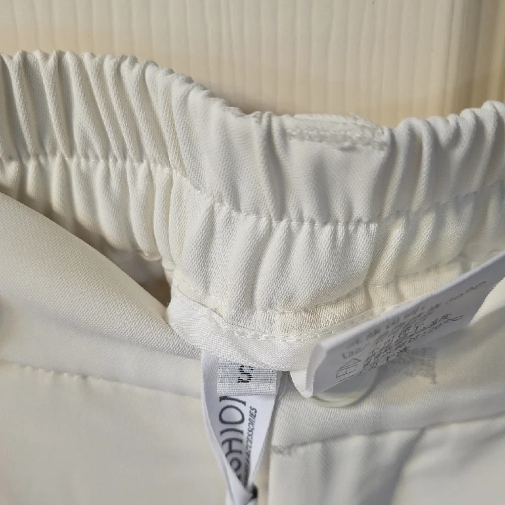 Women's Cream Trousers - Picture 2 of 3